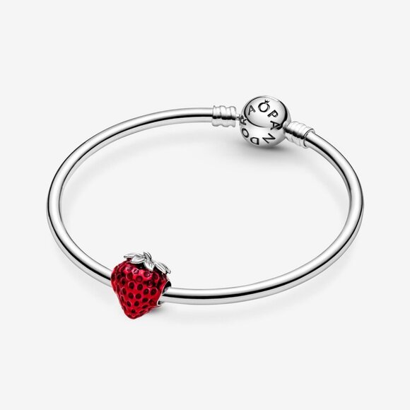 Pandora Seeded Strawberry Fruit Charm - Picture 4 of 5